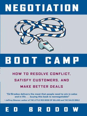 cover image of Negotiation Boot Camp